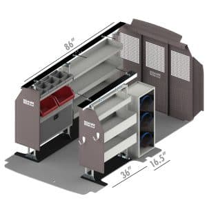 RSLRFHV-FTL130 Ford Transit HVAC Bin Package