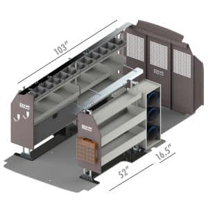RSLLRHV-FTL148 Ford Transit HVAC Bin Package