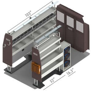 RSFMHRHV-RPSH136 Ram Promaster HVAC Bin Package