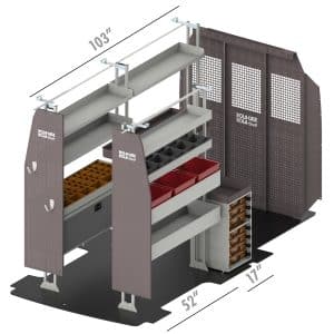 RSFMHLS-FTM148 Ford Transit Locksmith Bin Package