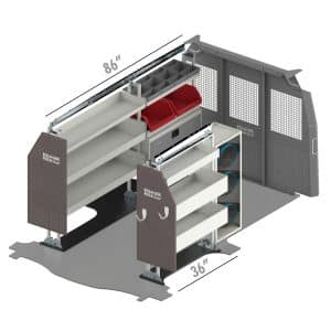 RSLRFHV-CH135 Chevy Express HVAC Bin Package