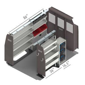 RSMRSHV-RP118 Ram Promaster HVAC Bin Package