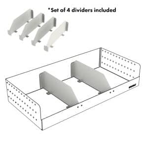 RSSHL/D/6S Van Storage Shelf Bin Dividers