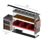 Service - Passengers Side - Packages Ford Transit 148WB Low Roof