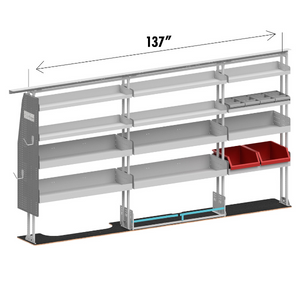 RSFMHRSP-DRXL: Sprinter 170" Service Bin Package - Drivers Side Only
